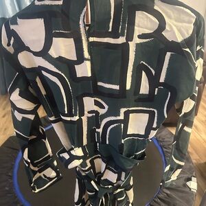 Zara Multicolor Abstract Dress